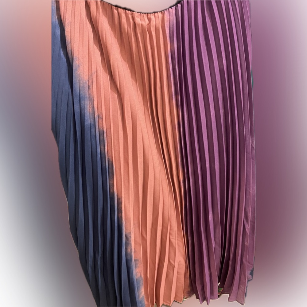Rails Elegant Multicolor Pleated Skirt Size LG